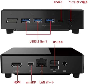 Amazon.co.jp: ECS ミニPC LIVA Z3(N4500) Windows 11 Pro メモリ4GB
