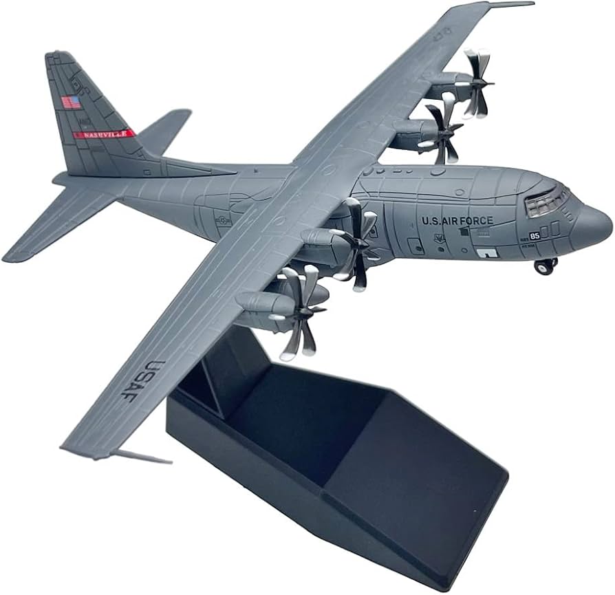 Amazon.co.jp: 1/200スケール US C-130 Hercules 輸送機 メタルモデル