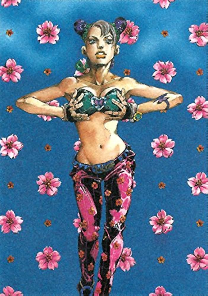 18日迄荒木飛呂彦 ジョジョ展複製原画 徐倫＆ブチャラティ ジョジョの奇妙