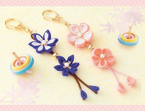 Panami LH-107 Craft Kit, No Sewing, Japanese Tsumami Craft Key