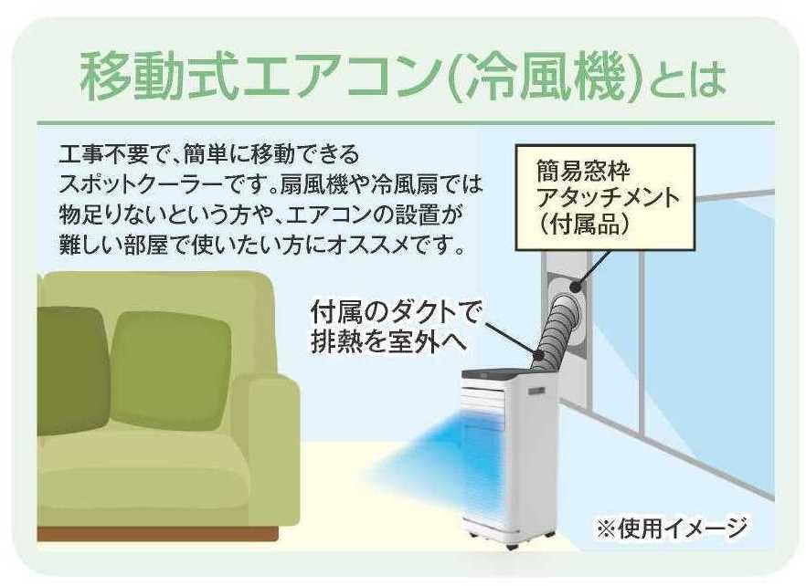 Amazon | エスケイジャパン 移動式エアコン 冷風機 衣類乾燥除湿機