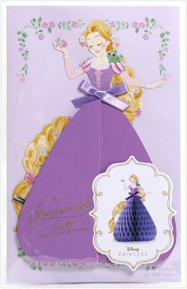 Amazon | Disney ディズニー プリンセス ハニカムカード ラプンツェル