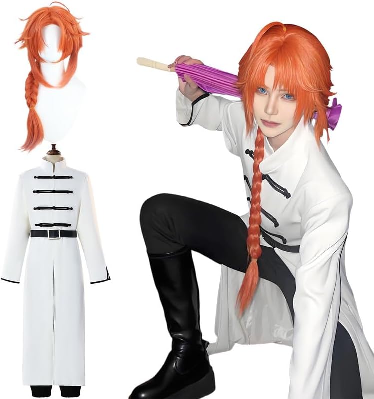 Amazon.co.jp: [神併良品] 坂田銀時 コスプレ ウィッグ付き 白夜叉