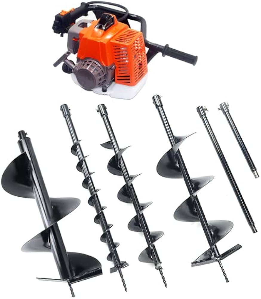 Amazon | MOTOFUTURE エンジン式 穴掘り機 ウォームギア 逆転 逆回転 2