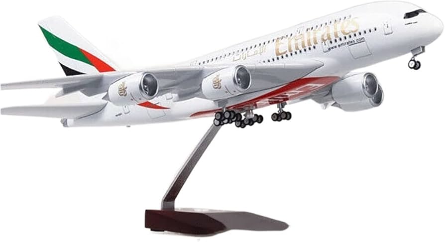 Amazon.co.jp: FOR：1/160エミレーツA380航空機モデル 導いた光
