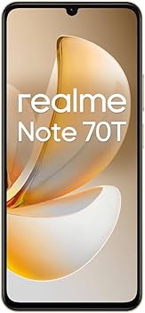 realme Note 70T Smartphone, 4 + 256 GB, Durable Battery with 6,000