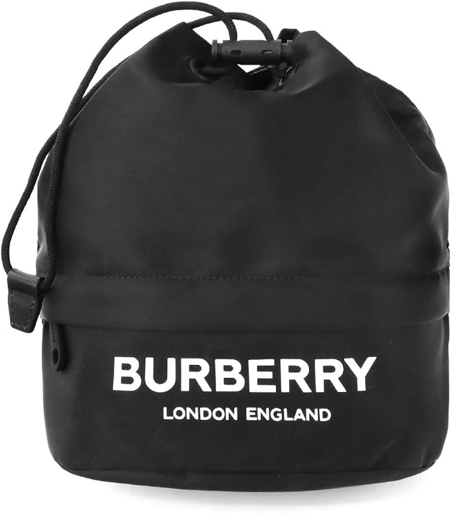 Amazon | [BURBERRY] バーバリー レディース ポーチ ロゴ 巾着型 巾着