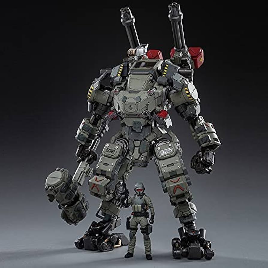Amazon.com: JOYTOY 1/18 9-Inch Action Figure Mech Iron Wrecker 05