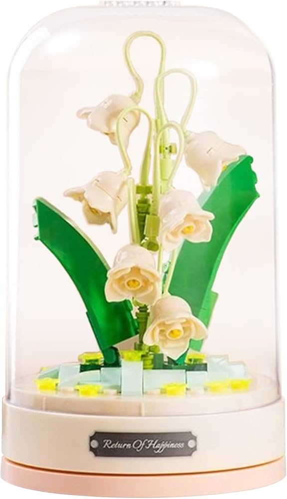 Amazon.com: MEIEST Building Blocks Flowers Bouquet Set with Music