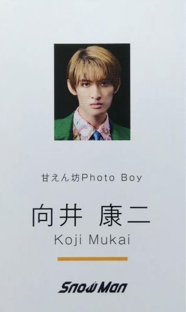 Amazon.co.jp: SnowMan Dangerholic 初回盤A 特典 向井康二 : パソコン