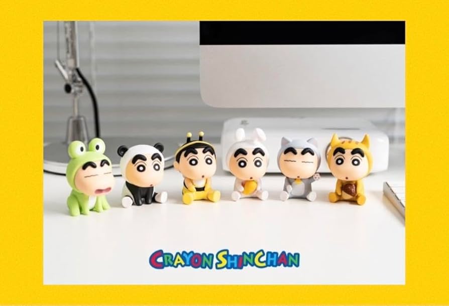 Amazon.co.jp: 韓国限定クレヨン しんちゃん動物フィギュア6体 U