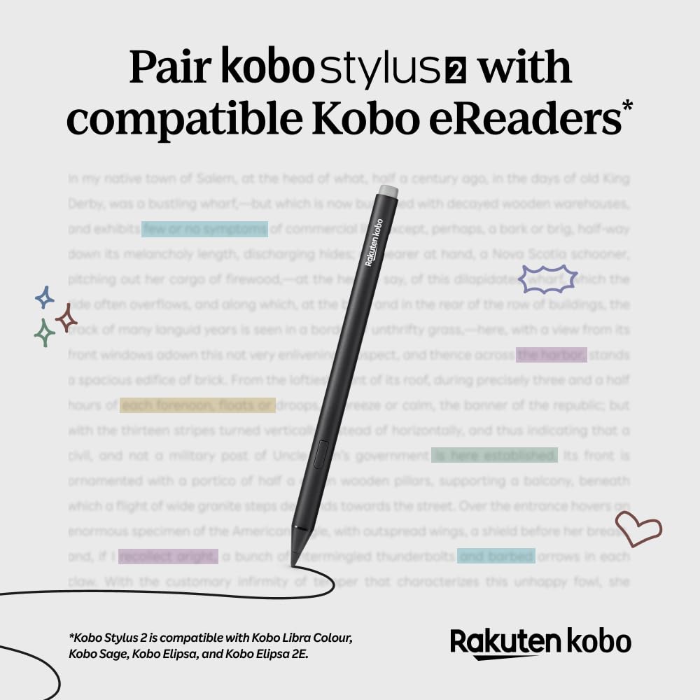 Amazon.co.jp: Kobo Stylus 2 | マークアップ、メモ、ハイライト作成