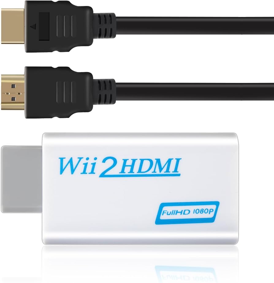 Amazon.com: LongLongJin wii to hdmi Adapter 1080P with Audio Jack