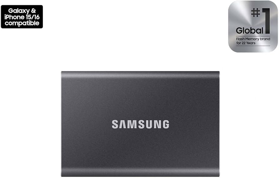 Amazon.com: SAMSUNG T7 Portable SSD, 4TB External Solid State
