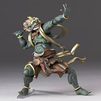 Amazon.co.jp: タケヤ式自在置物 風神 全高約140mm PVC&ABS製 塗装済み