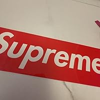 Amazon.co.jp: Supreme(シュプリーム) ボックスロゴ ステッカー レッド