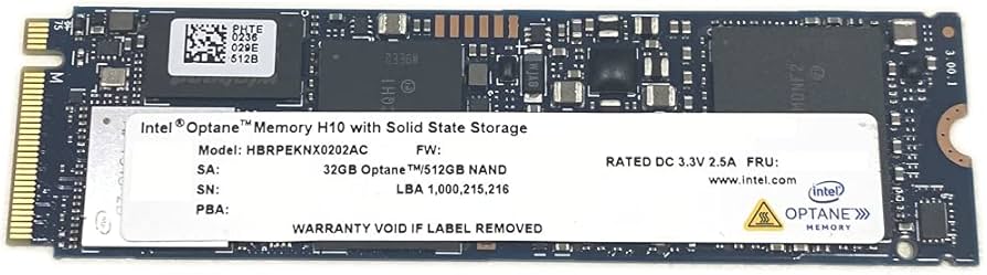 Amazon.com: Intel Optane Memory H10 32GB with SSD Solid State