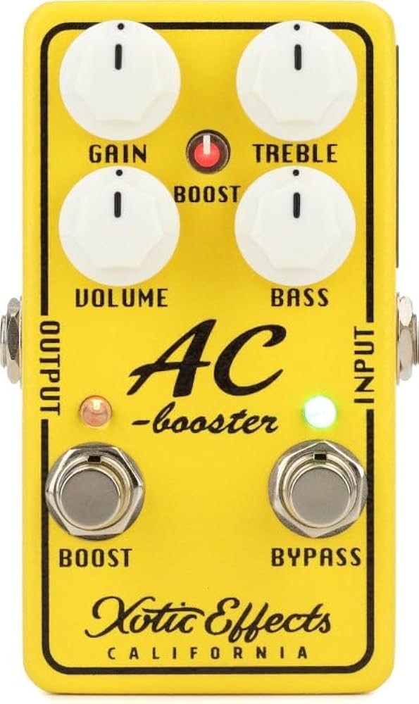 Amazon.com: Xotic AC Booster V2 Overdrive Pedal : Musical Instruments