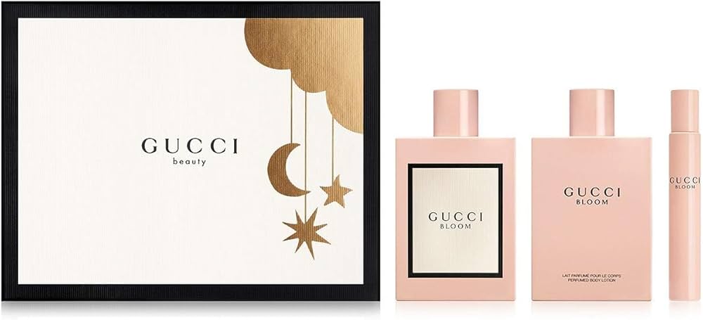 Amazon.com : Gucci Bloom 3-Piece Set for Women, (3.4 Oz Eau De