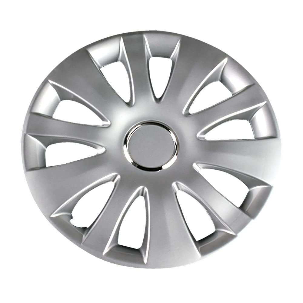 Amazon | ホイールカバー 16インチ 4枚 汎用品 (シルバー) ホイール