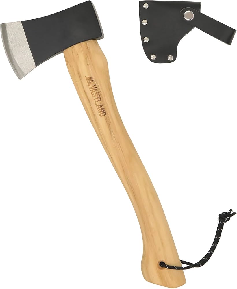 Amazon | VASTLAND 斧 薪割り 手斧 キャンプ 刃先鋭角研磨 北米産