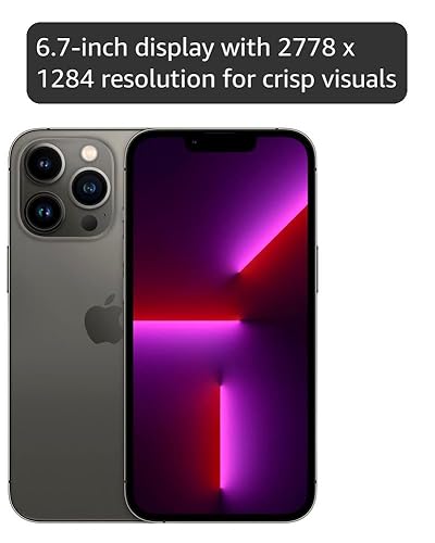 Amazon.com: Apple iPhone 13 Pro Max, 256GB, Graphite - Unlocked