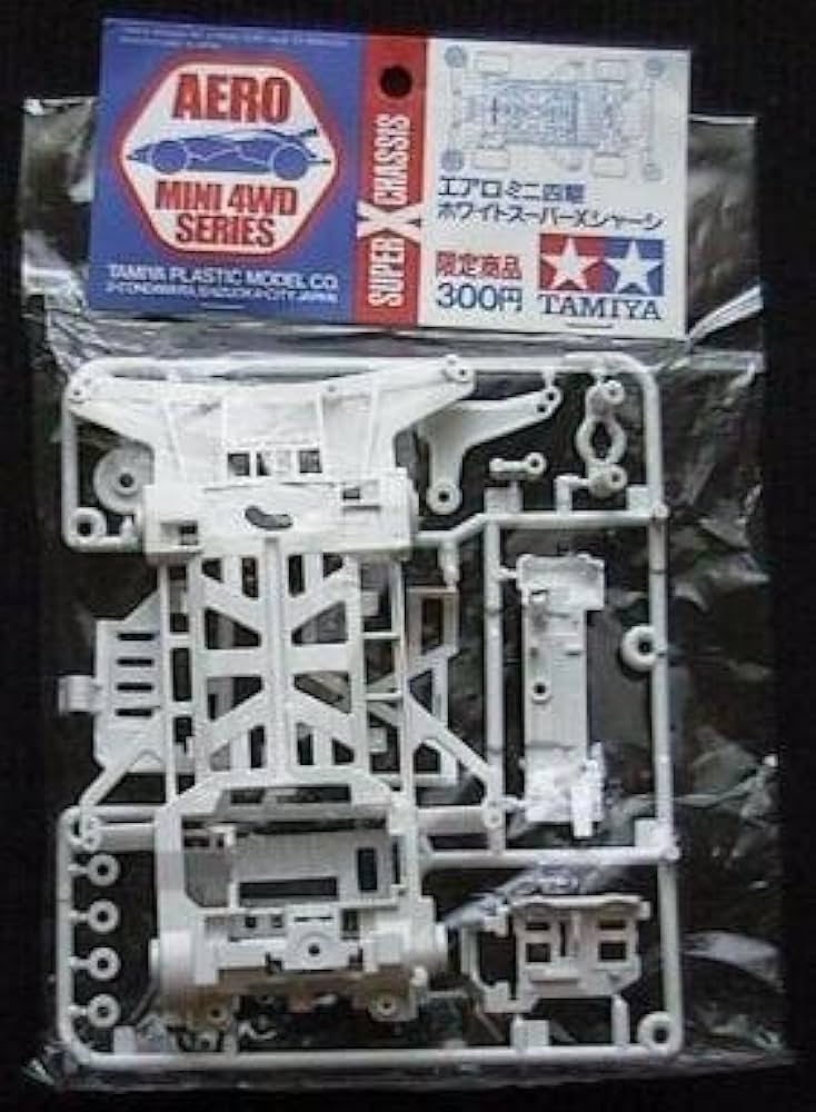 Amazon | タミヤエアロミニ四駆ホワイトスーパーXシャーシ 通販