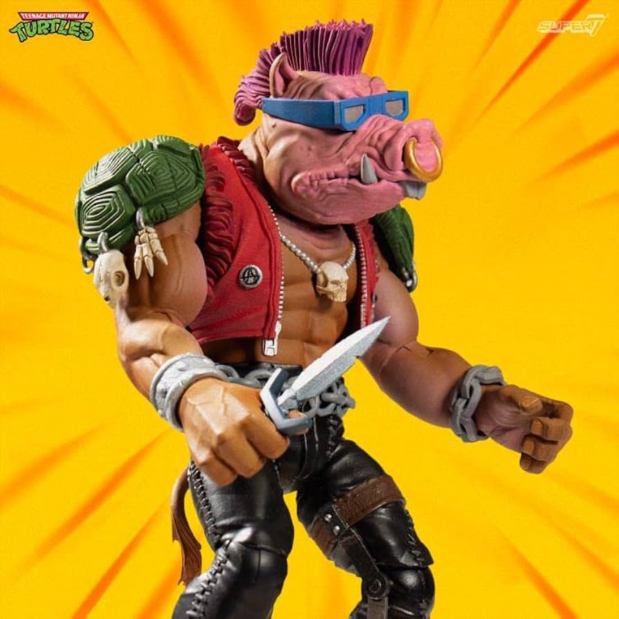 Amazon.com: Super7 Teenage Mutant Ninja Turtles: Bebop Ultimates
