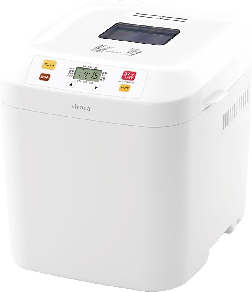 Amazon | siroca 2斤対応ホームベーカリー 全12メニュー搭載 【ジャム