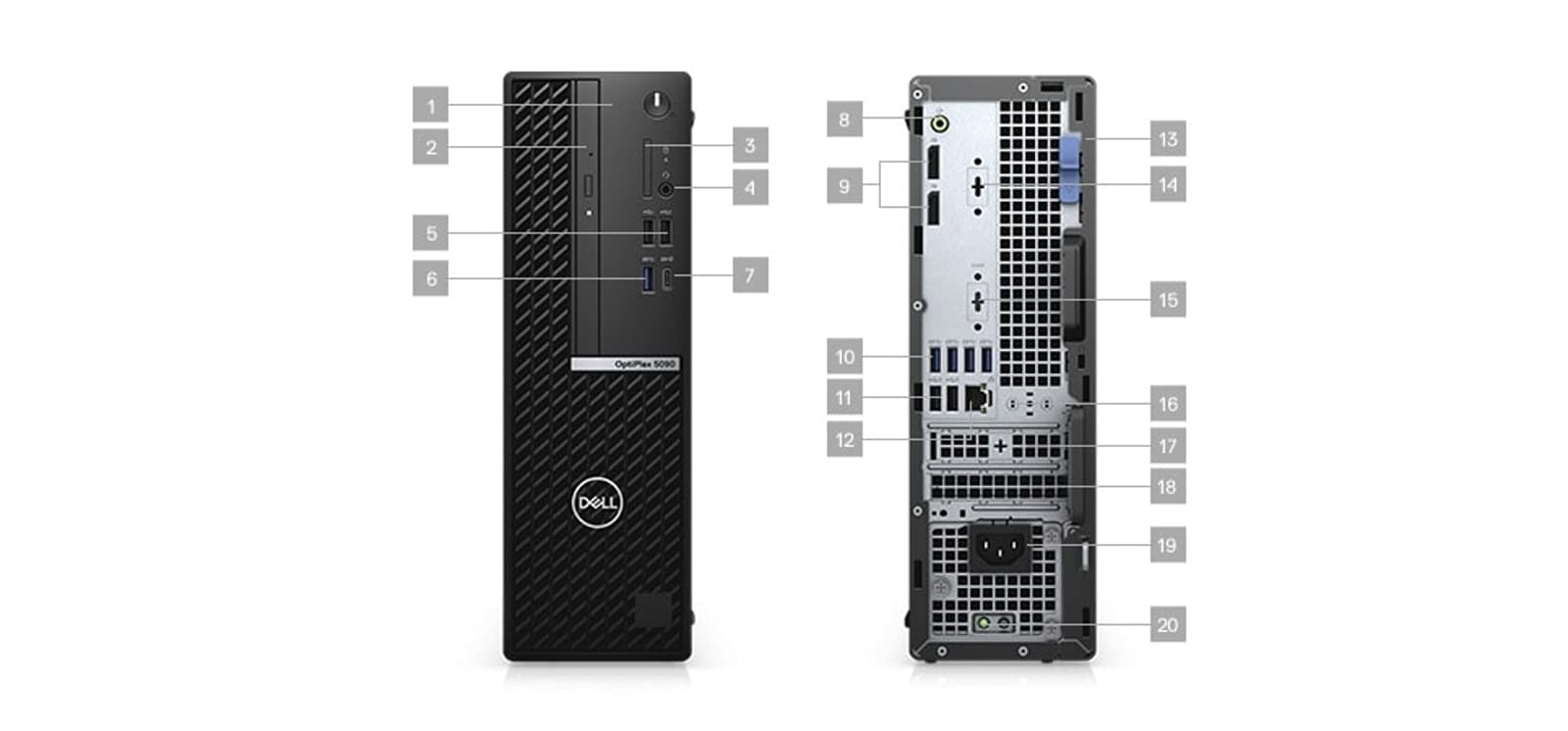 Amazon.com: Dell Optiplex 5090 SFF Desktop | Core i5-10500 - 512GB