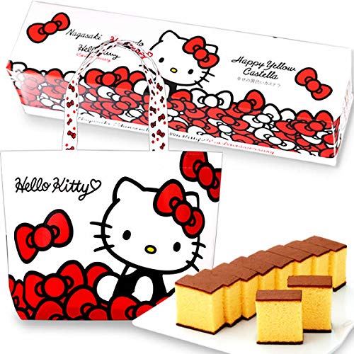 Amazon.co.jp: 長崎心泉堂 ハローキティ リボンデザイン 長崎 カステラ
