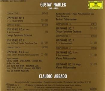 Amazon.co.jp: Claudio Abbado: Mahler 10 Symphonies: ミュージック