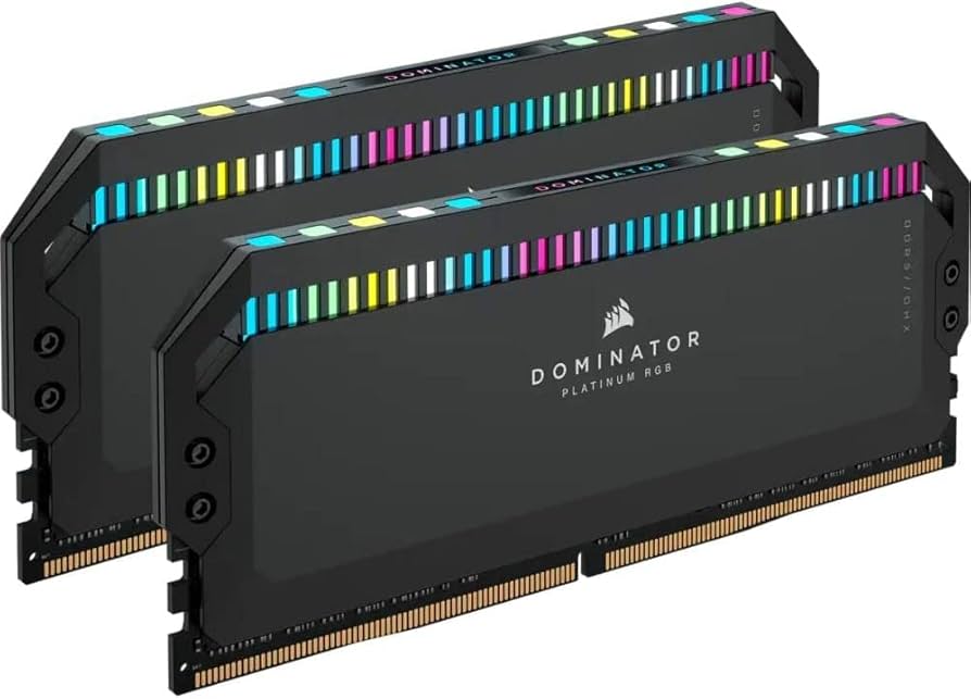 CORSAIR Dominator Platinum RGB DDR5 RAM 64GB (2x32GB) 6400MHz CL32