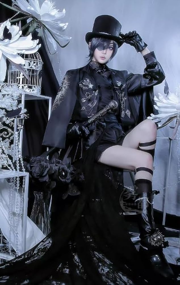 Amazon.co.jp: 【AGOS】「ウィッグ 、靴付き」黒執事シエル