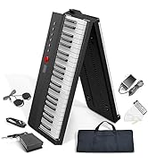 Amazon | 【音質アップ 折り畳み式】 Longeye 電子ピアノ 88鍵盤 FOLD