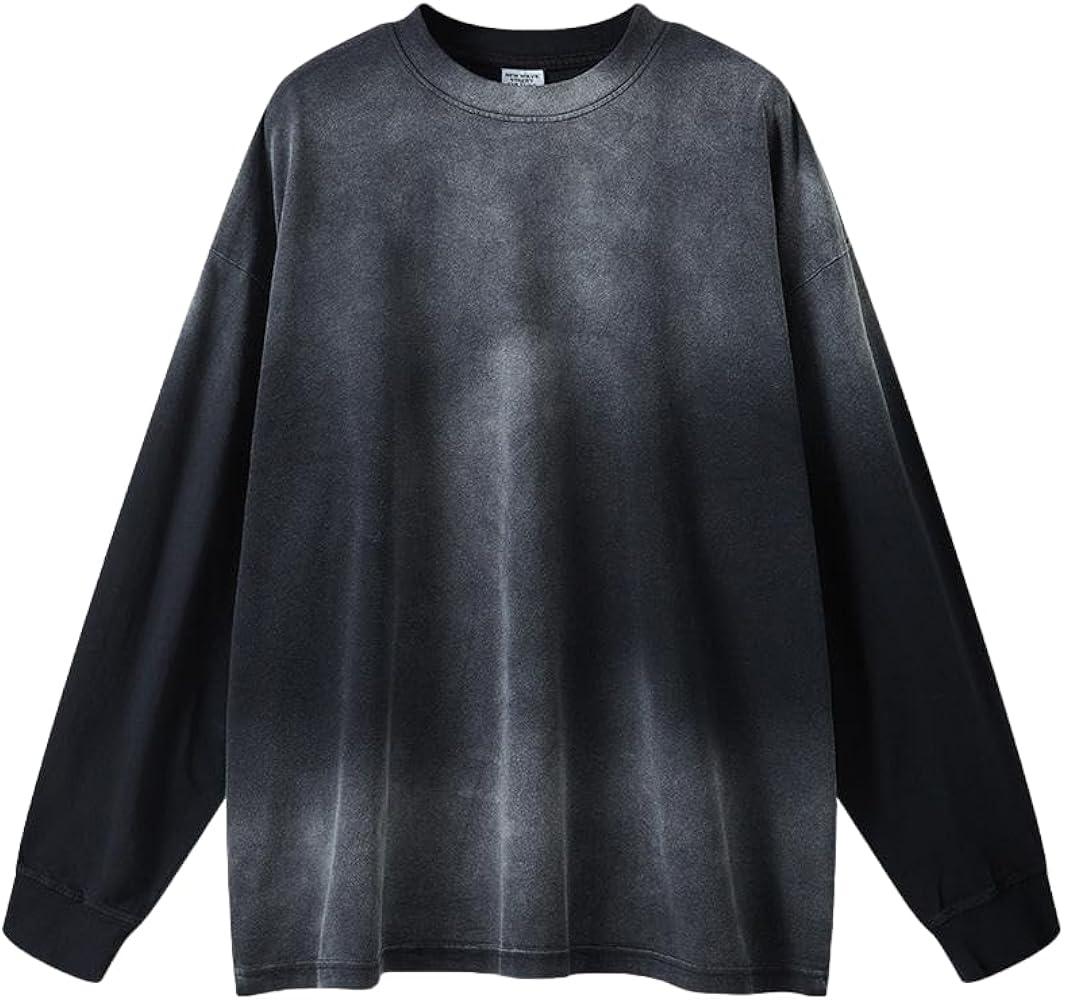 Amazon.com: Helewala Vintage Acid Washed Oversized Crew Neck