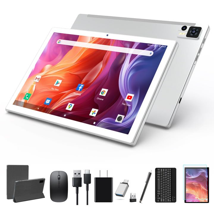 Amazon.com : 2025 Latest 10.1 Inch Android 14 Tablets, Octa-Core