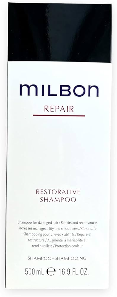 Amazon.com : Milbon Repair Restorative Shampoo Big Pack 16.9 oz
