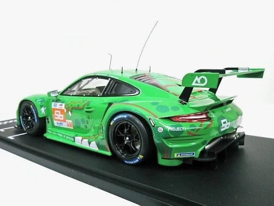 Amazon | 欧州限定 1/18 ポルシェ911 RSR-19#56 24h LM 2023 REXY 恐竜