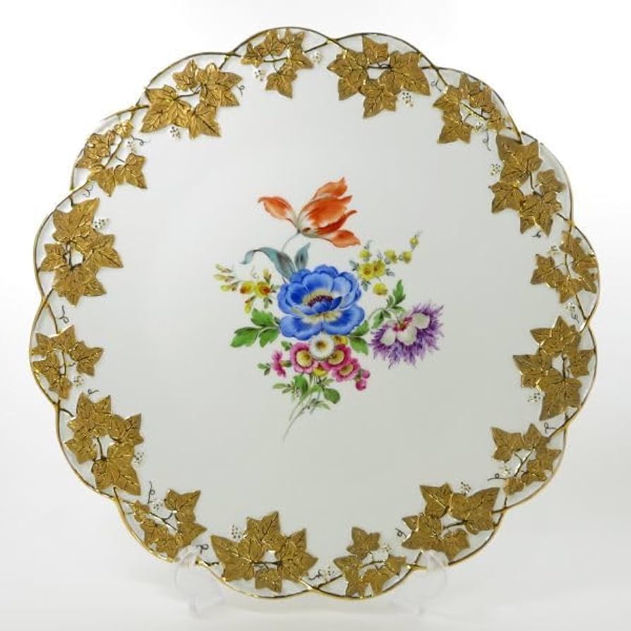 Amazon.co.jp: マイセン プレート ベーシックフラワー ブーケ 五つ花