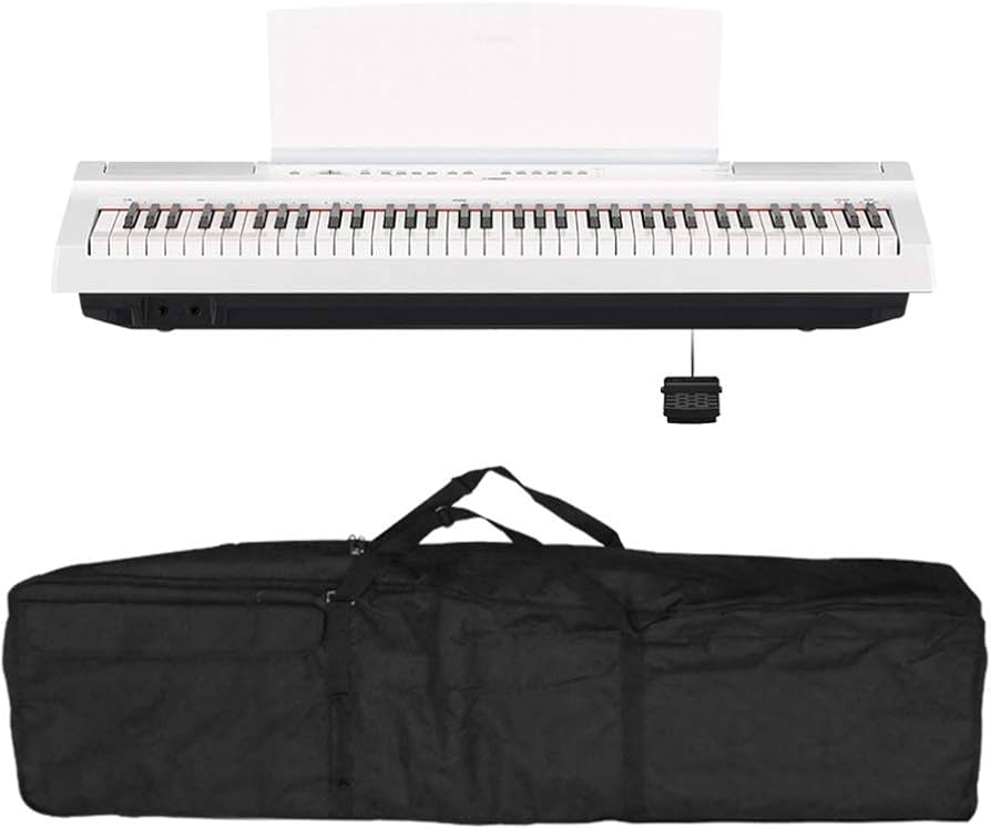 Amazon | YAMAHA P-121 WH ケースセット 電子ピアノ 73鍵盤 ヤマハ