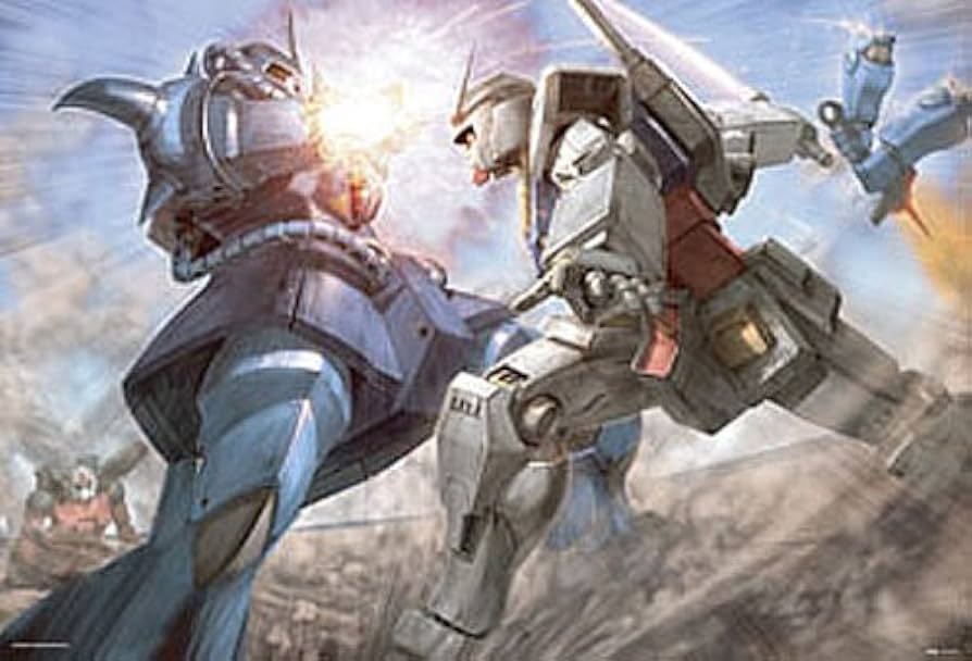 Amazon.co.jp: 1000ピース ジグソーパズル 機動戦士ガンダム 砂漠の