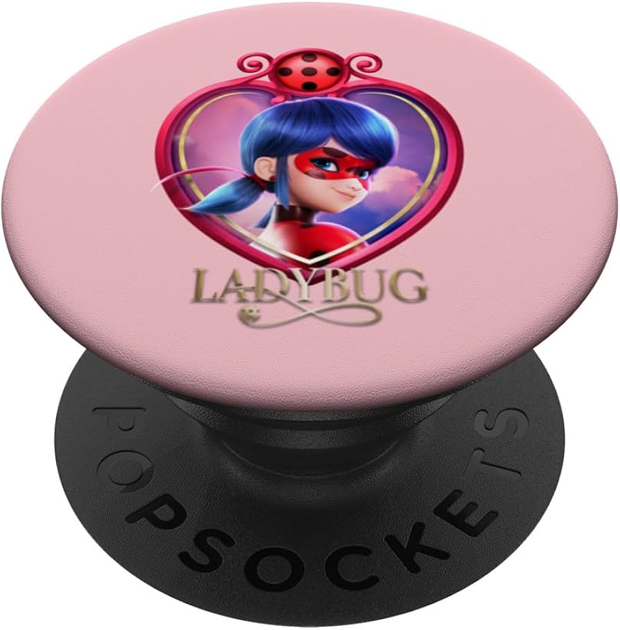 Amazon.com: Miraculous Ladybug The Movie LB Badge Title PopSockets