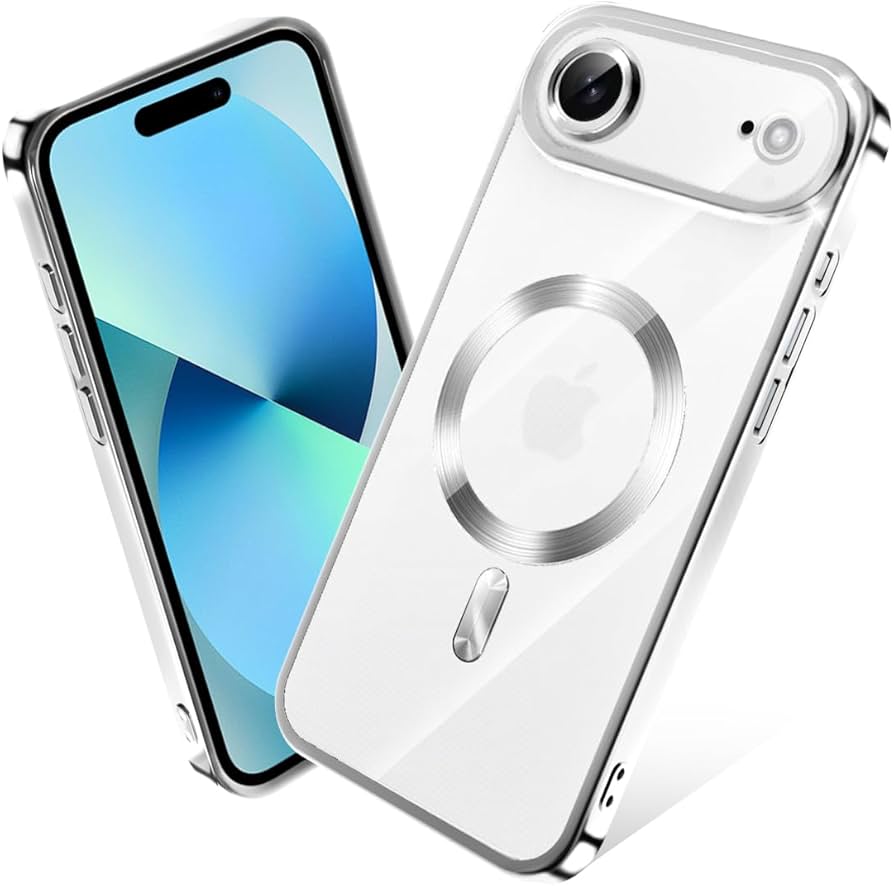 Amazon.co.jp: iPhone Air ケース MagSafe対応 クリア メッキ加工