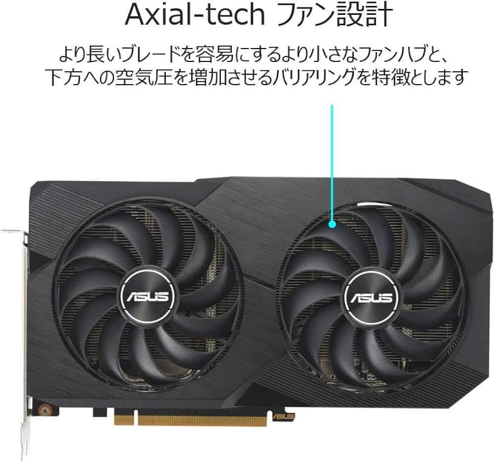 Amazon | ASUS AMD Radeon RX7600 搭載 ビデオカード DUAL-RX7600-O8G