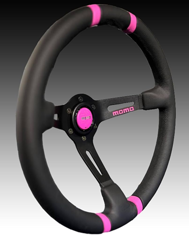 Amazon | MOMO モモ ステアリング DRIFT PINK RIBBON ドリフト ピンク