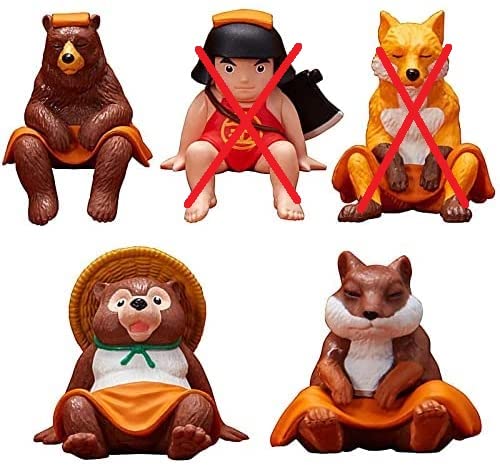 Amazon | ガシャポン どうぶつ サウナ05 3種セット | カプセル玩具