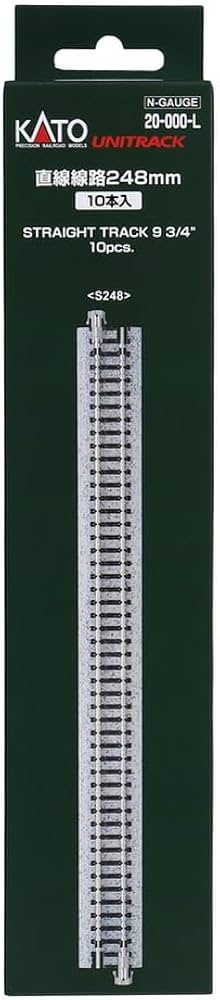 Amazon | カトー(KATO) Nゲージ 直線線路 248mm 10本入 20-000-L 鉄道