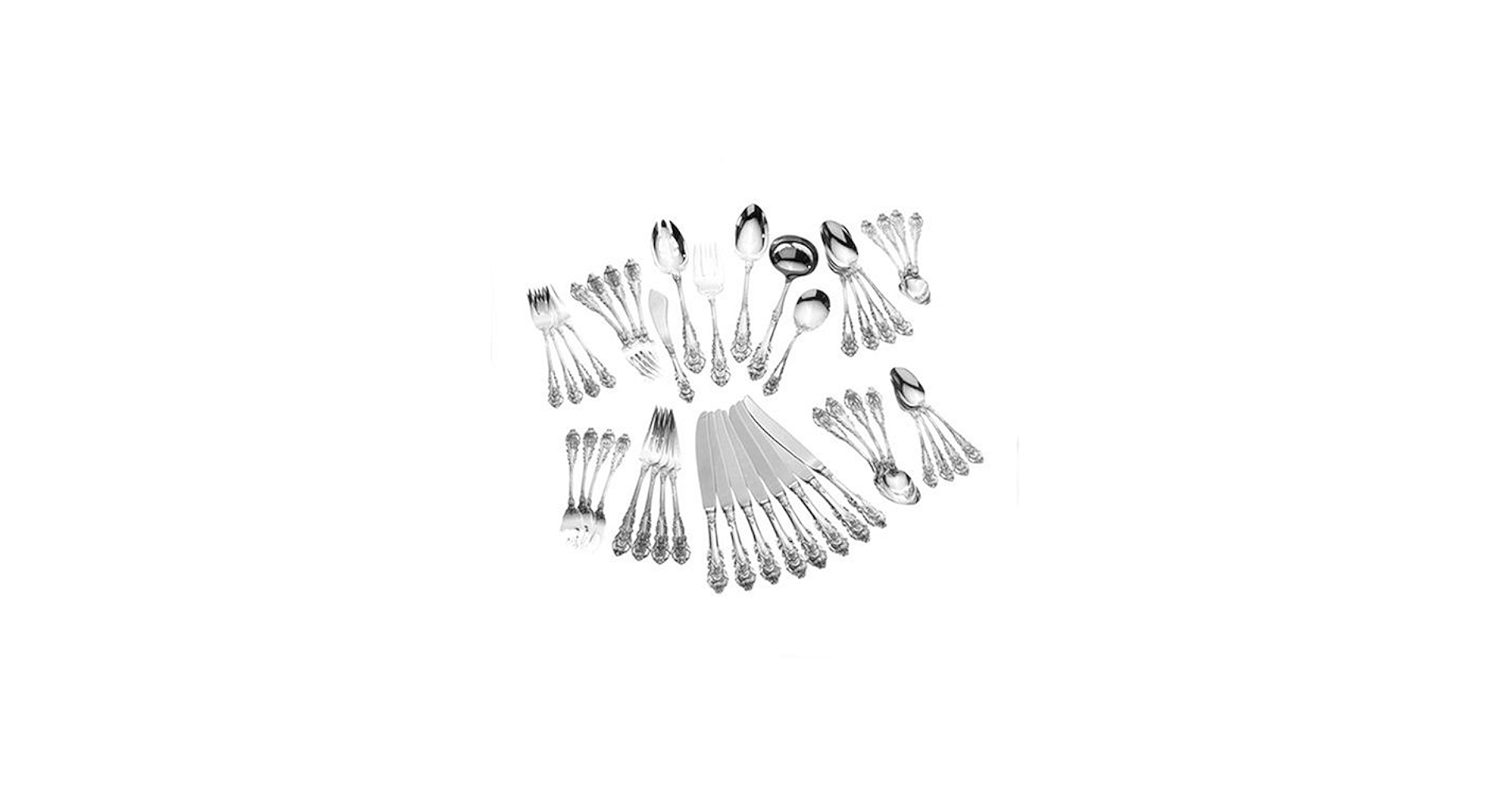 Amazon.com | Wallace Sir Christopher 46-Piece Sterling Flatware