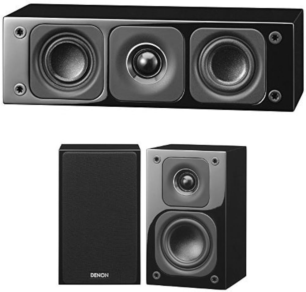 Amazon.co.jp: Denon スピーカーパッケージ 3chセット ブラック [SC